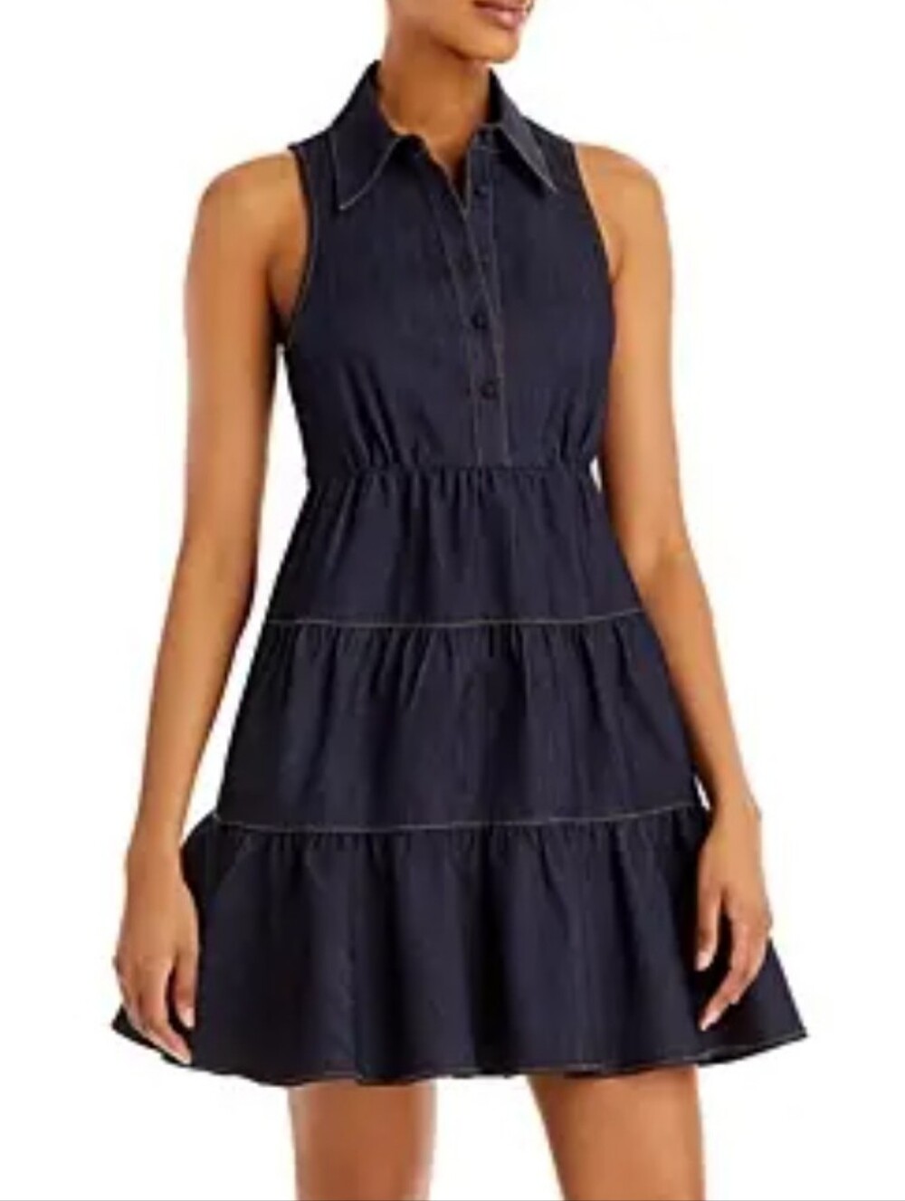 CINQ A SEPT Tiered Dress